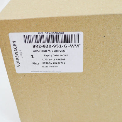 NEW AUDI Q5 8R CENTRE DASHBOARD AIR INTAKE GRILLE RHD 8R2820951GWVF ORIGINAL