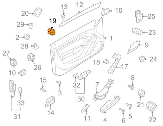 NEW AUDI Q5 8R MIRROR SWITCH 8K0959565 CWEP