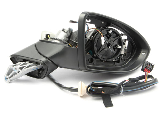 NEW VW GOLF SPORTSVAN MK7 FRONT RIGHT MIRROR HOUSING LHD 517857508AH9B9 ORIGINAL