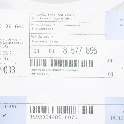 NEW BMW 1 F20 COOLING SYSTEM PUMP THERMOSTAT HOUSING 11518577895 ORIGINAL