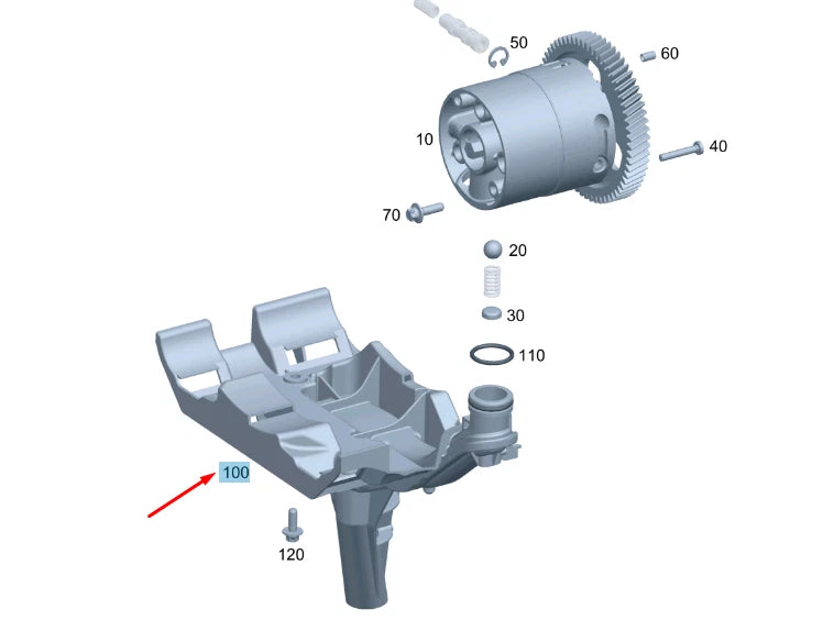 NEW MERCEDES-BENZ C W204 OIL PUMP SUCTION PIPE A6511804951 ORIGINAL