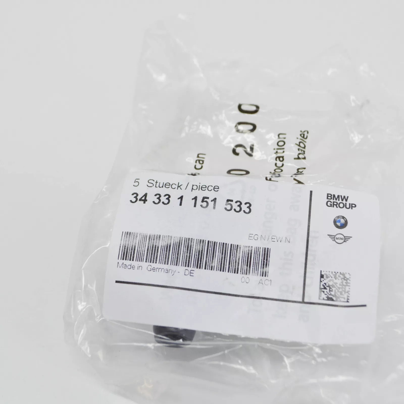 NEW BMW 6 E24 POWER BRAKE UNIT DEPRESSION NON-RETURN VALVE 34331151533 ORIGINAL