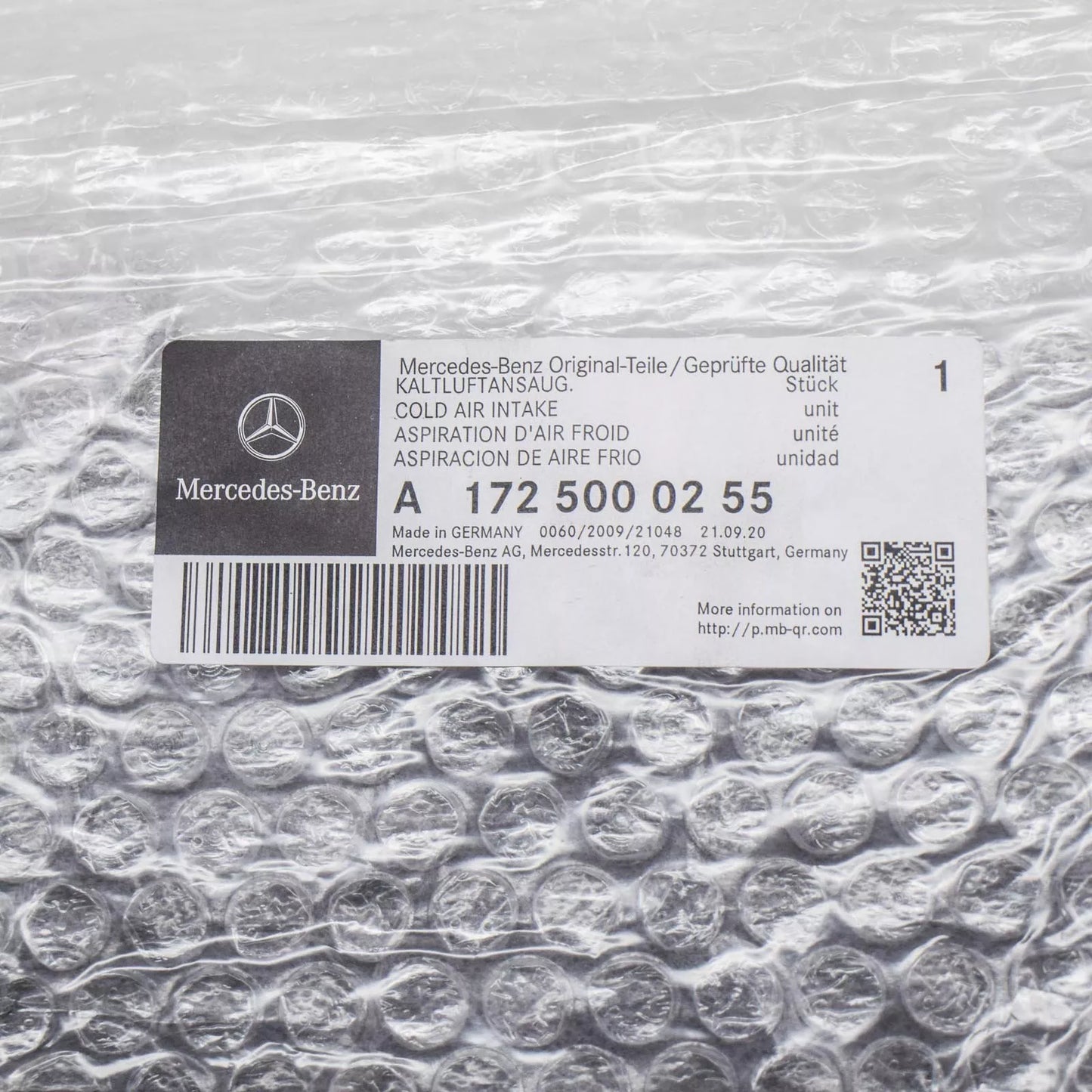 NEW MERCEDES-BENZ SLK R172 AIR INTAKE PANEL A1725000255 ORIGINAL