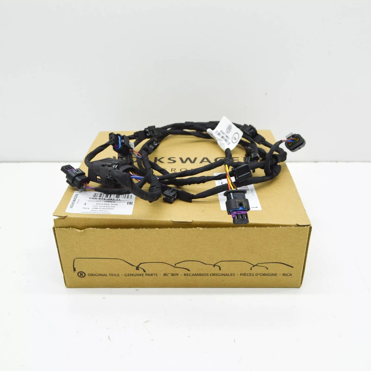 NEW VW TIGUAN AD FRONT BUMPER PDC WIRING HARNESS LOOM 5NA971095CL