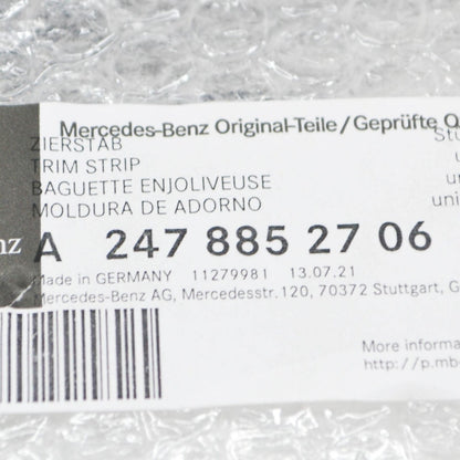 NEW MERCEDES-BENZ GLA H247 FRONT LEFT BUMPER MOLDING A2478852706 ORIGINAL