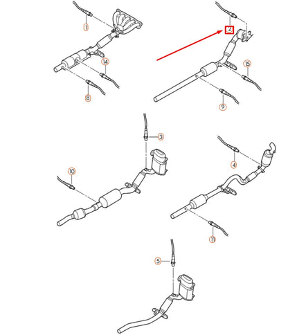 NEW VOLKSWAGEN BEETLE A5 FRONT LAMBDA PROBE 06J906262AD ORIGINAL