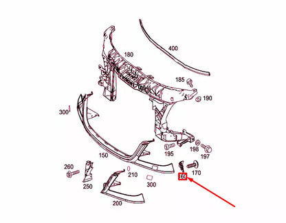 NEW MB SPRINTER 906 FRONT RIGHT SIDE PANELLING BRACKET A90688211149B51