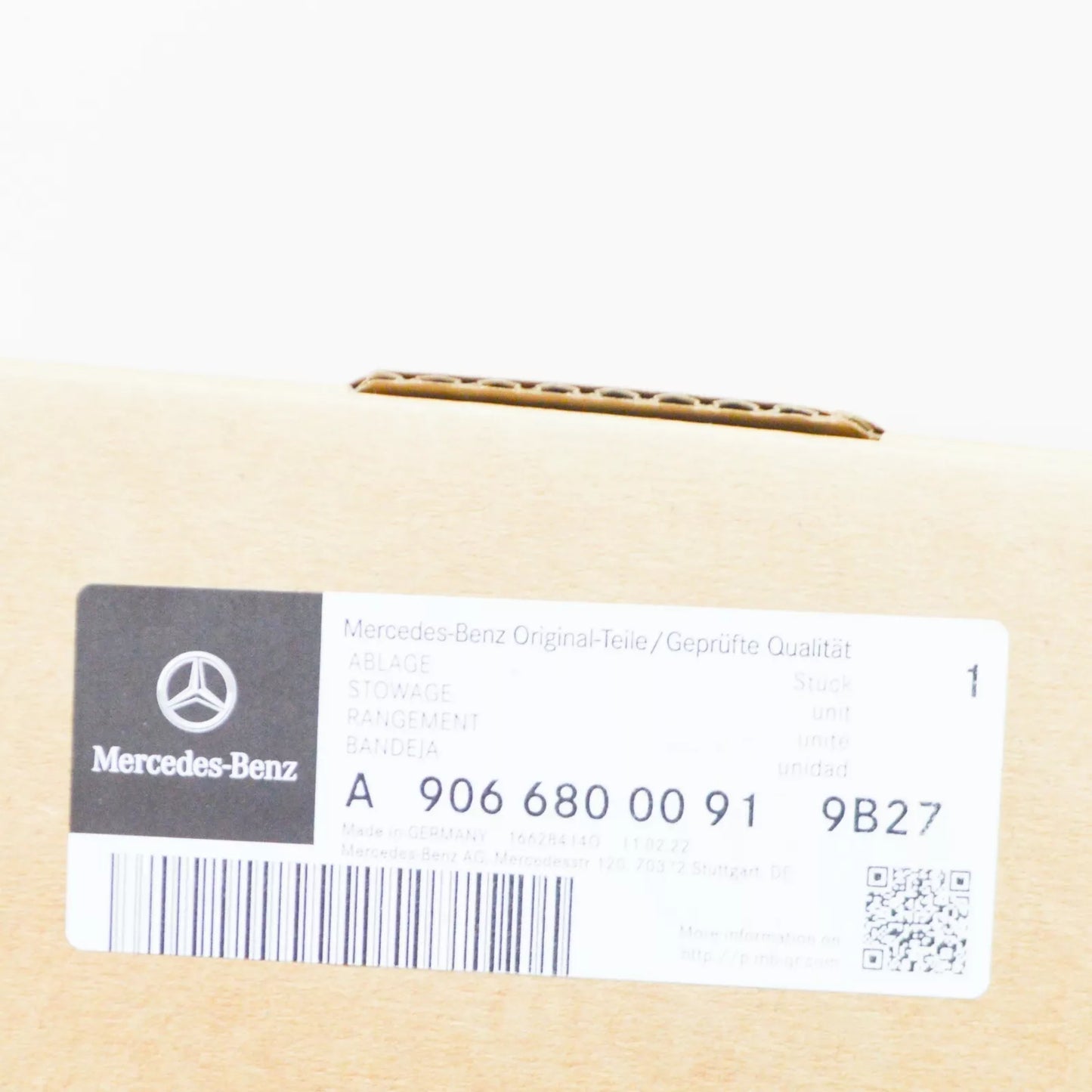 NEW MB SPRINTER W906 FRONT DASHBOARD STORAGE BOX TRAY A90668000919B27 ORIGINAL
