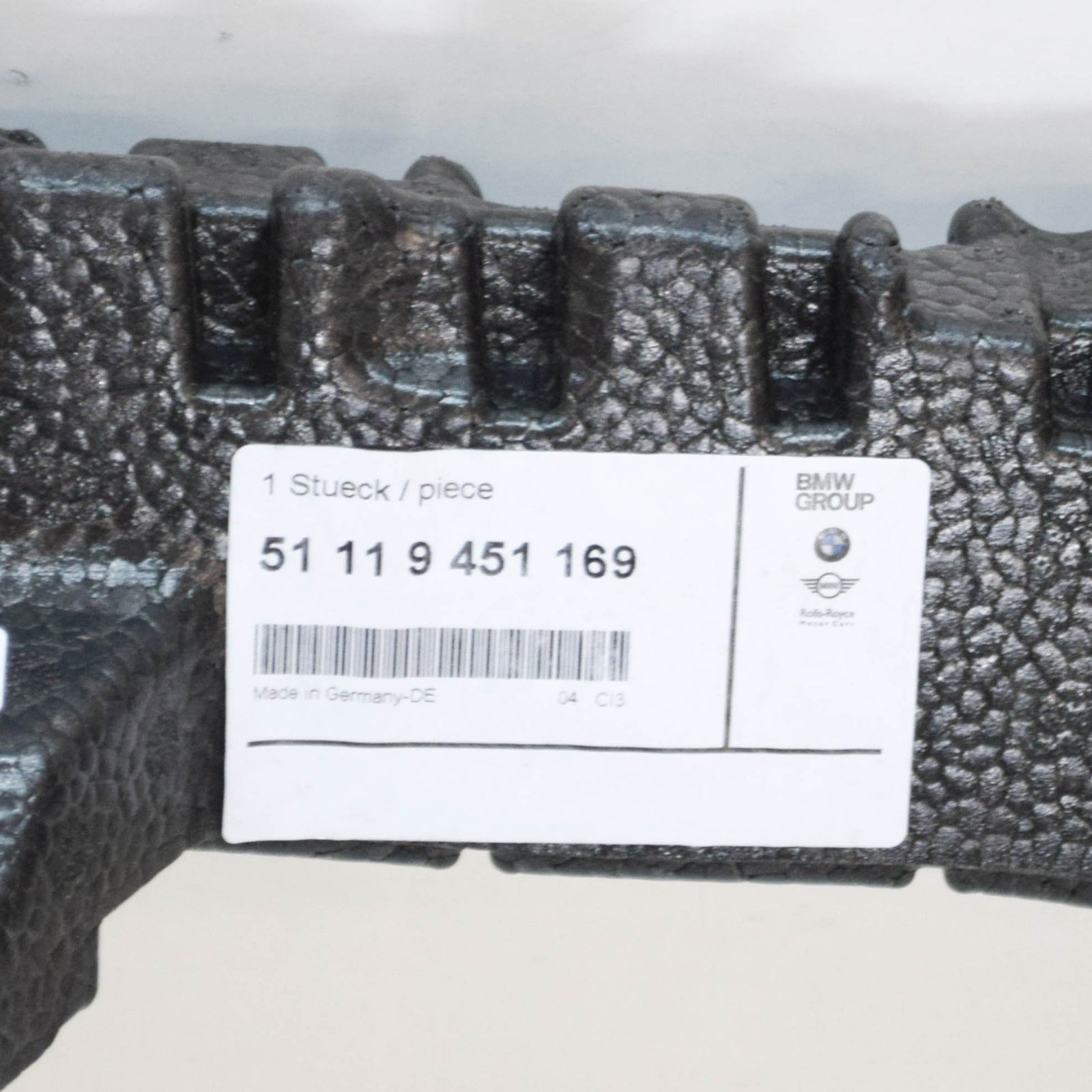new bmw x3 g01 f97 front bumper absorber foam 51119451169 9451169 original