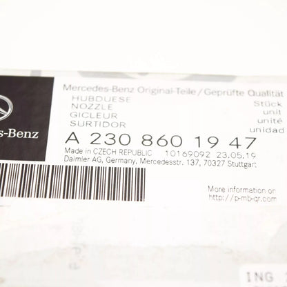 NEW MERCEDES-BENZ SL R230 LEFT SIDE HEADLAMP WASHER A2308601947 ORIGINAL