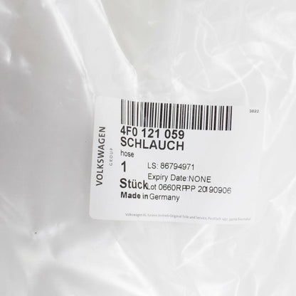 NEW AUDI A6 RS6 C6 COOLANT HOSES 4F0121059 2008 ORIGINAL