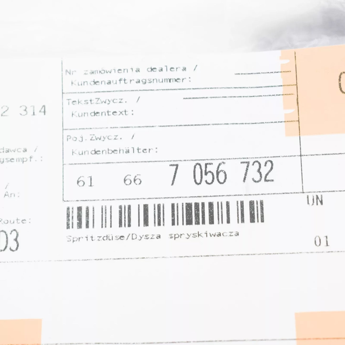 NEW BMW 3 SERIES E46 WINDSHIELD WASHER NOZZLE 61667056732 7056732 ORIGINAL