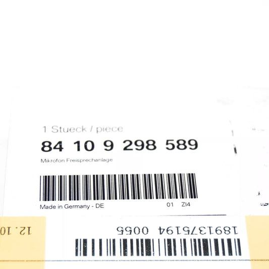 NEW BMW 5 G30 HANDS FREE TELEPHONE MICROPHONE 84109298589 9298589 ORIGINAL