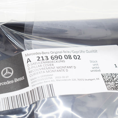 NEW MERCEDES-BENZ E W213 TRUNK LINING D-PILLAR COVER RIGHT A2136900802 ORIGINAL