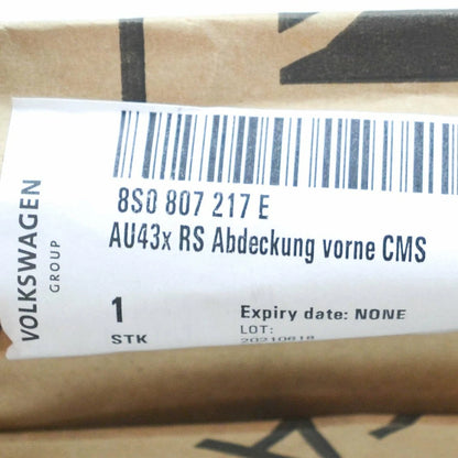 NEW AUDI TT FV 8S ROADSTER FRONT BUMPER INNER GRILLE COVER 8S0807217E