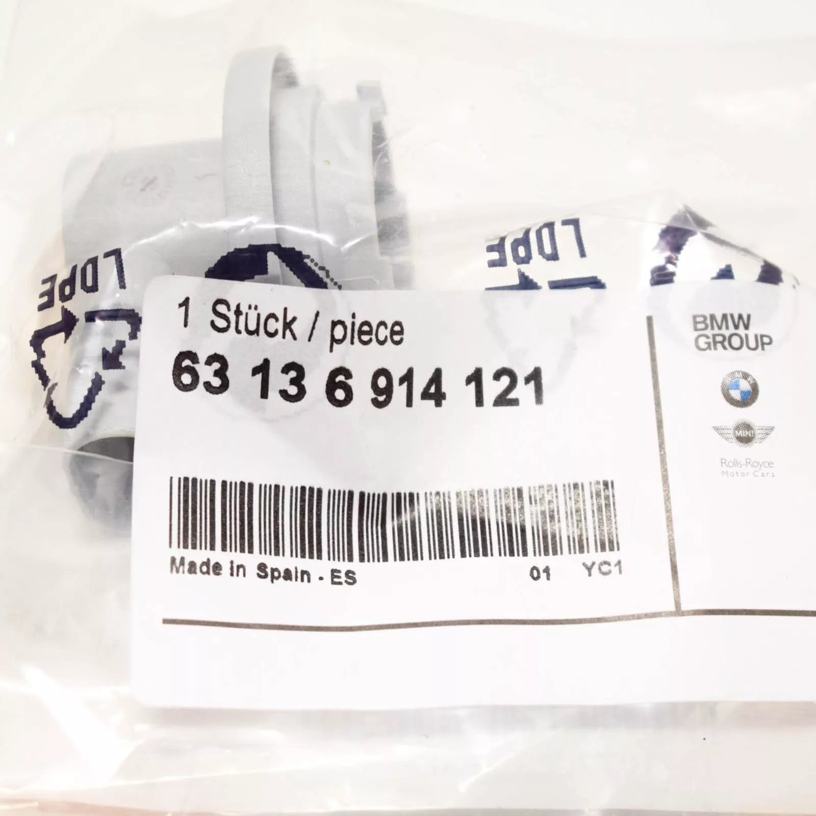 NEW BMW 3 E46 TURN INDICATOR BULB SOCKET 63136914121 6914121 ORIGINAL