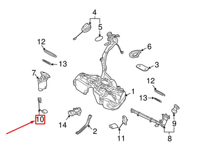 NEW MERCEDES-BENZ E W212 FUEL GAUGE SENDING UNIT A2045401017 ORIGINAL