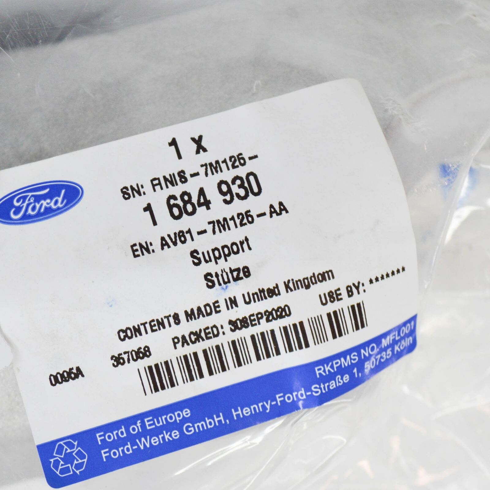 new ford focus mk3 c346 transmission gearbox support 1684930 original