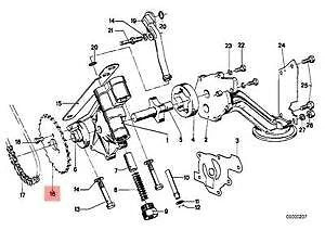 NEW BMW 3 E30 1.8I OIL PUMP SPROCKET GEAR 11411273688 ORIGINAL