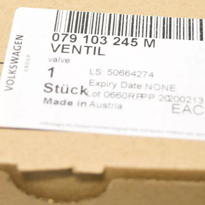 NEW AUDI A8 4H ENGINE BREATHER VALVE CRANKCASE 079103245M