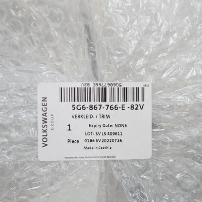 NEW VW GOLF MK7 REAR RIGHT WHEEL HOUSING TRIM 5G6867766E82V ORIGINAL