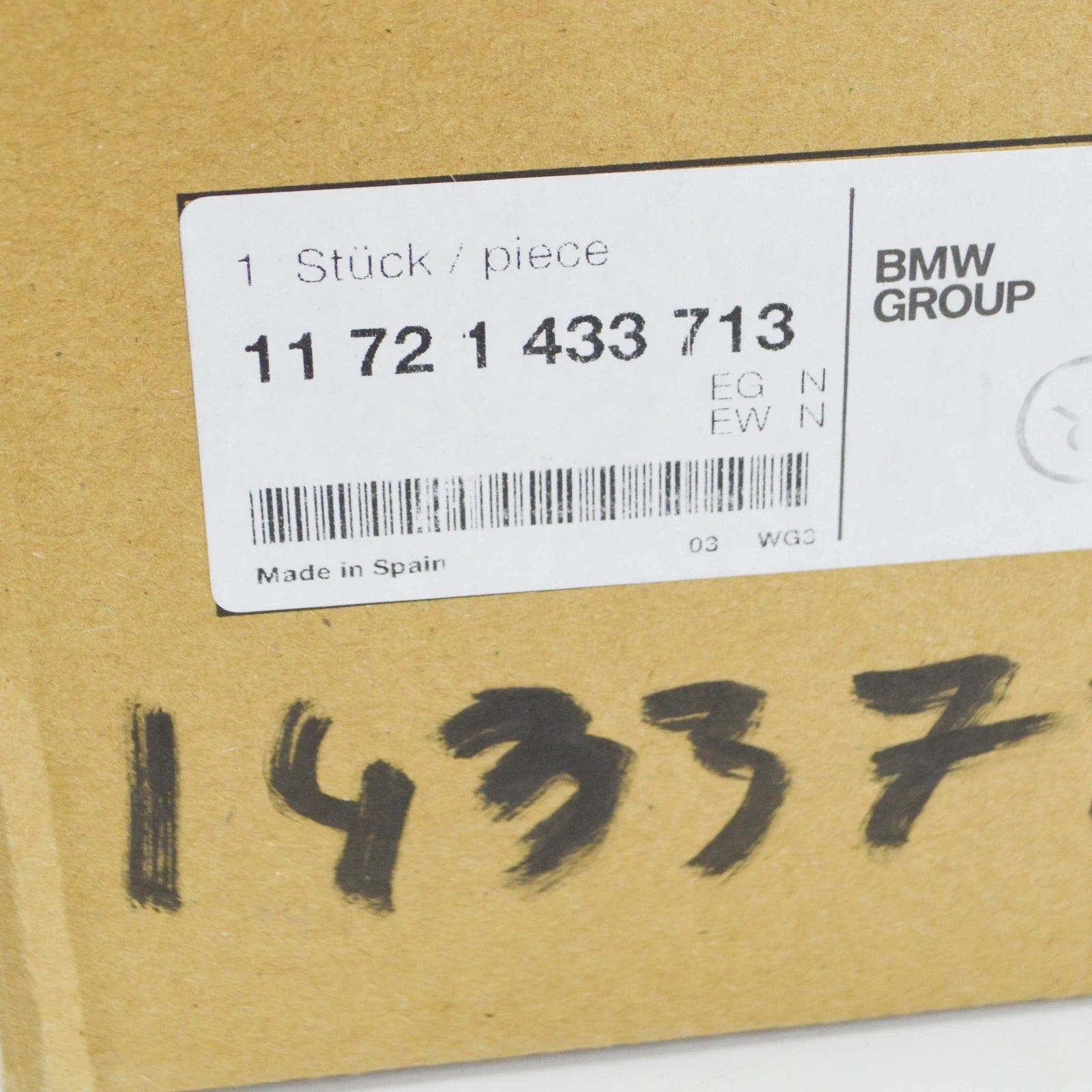 NEW BMW 5 E39 SECONDARY AIR INJECTION CONTROL VALVE 11721433713 1433713 ORIGINAL