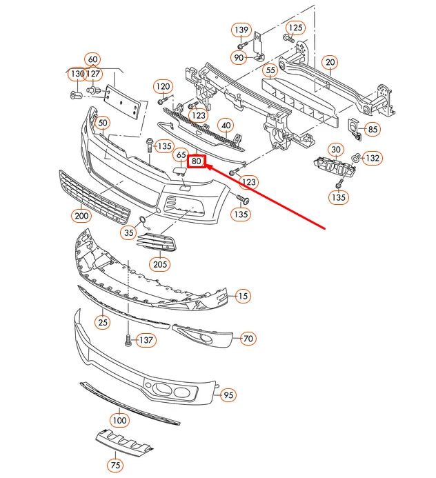 NEW VOLKSWAGEN TOUAREG 7P FRONT LOWER CROSS MEMBER 7P6807651 ORIGINAL