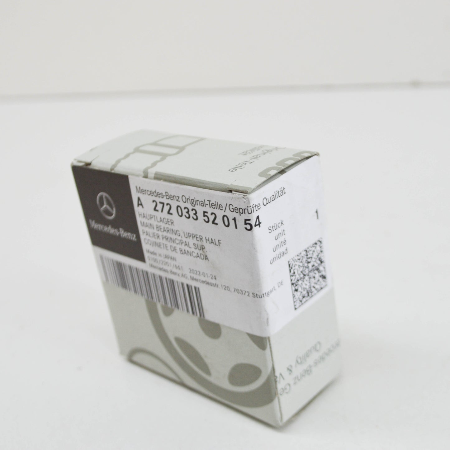 NEW MERCEDES-BENZ C W204 CRANKSHAFT BEARING UPPER HALF A272033520154 ORIGINAL