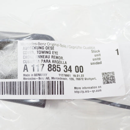 NEW MERCEDES-BENZ CLA C117 REAR BUMPER TOW HOOK EYE COVER A1178853400 ORIGINAL