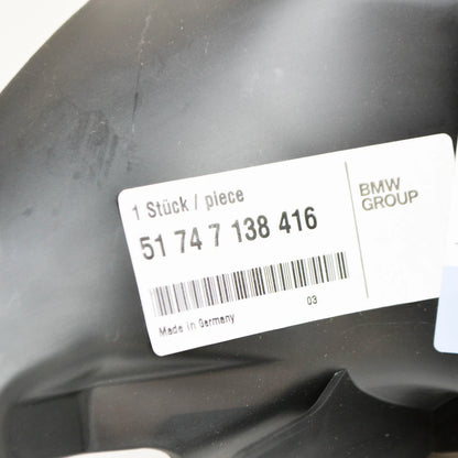 NEW BMW 3 E90 FRONT RIGHT BRAKE AIR DUCT 51747138416 7138416 ORIGINAL