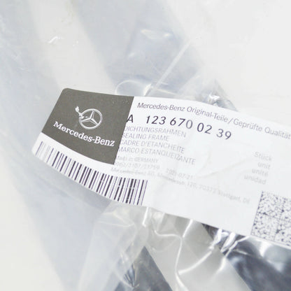 NEW MB SALOON W123 REAR WINDSHIELD WEATHER STRIP A1236700239 ORIGINAL