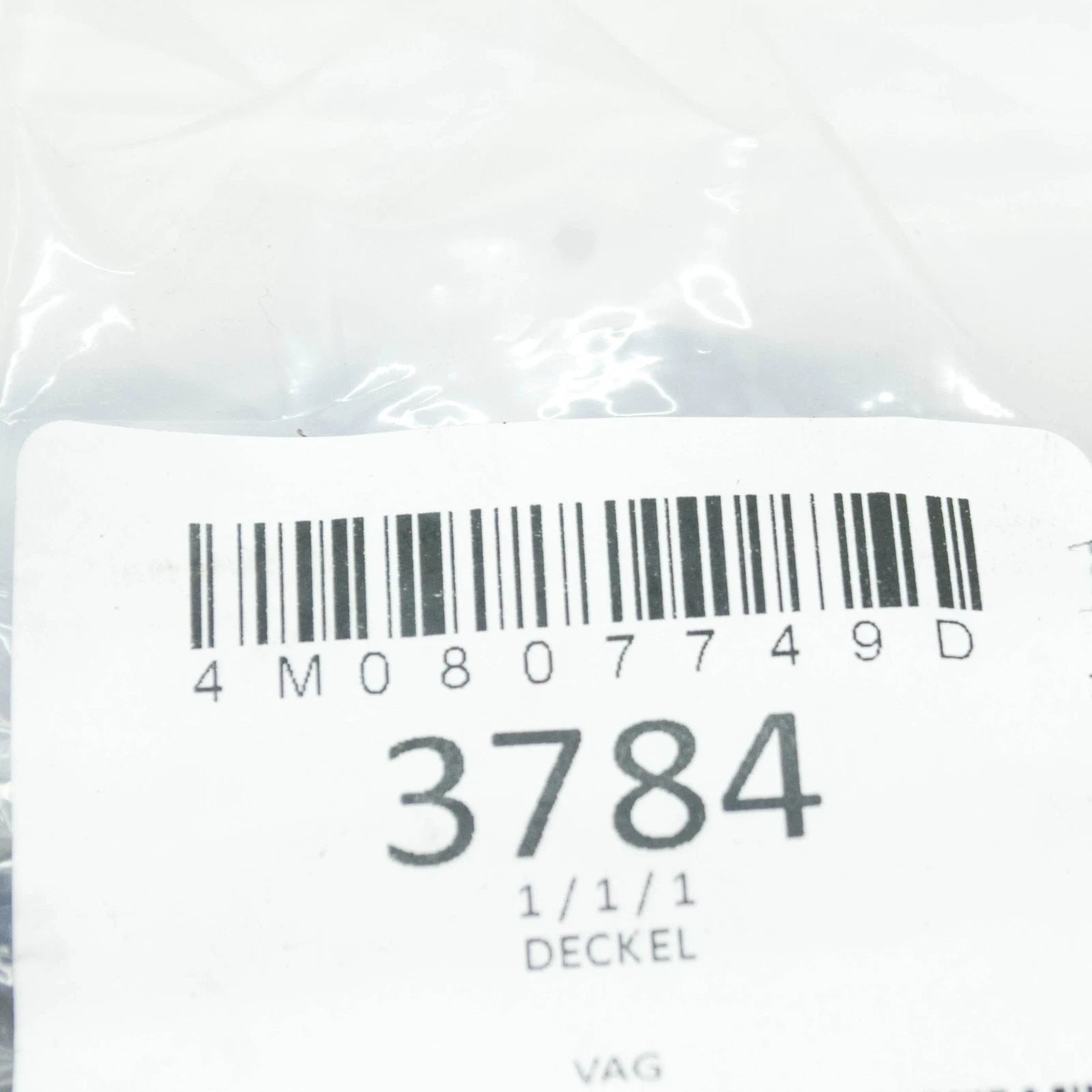 NEW AUDI Q7 4M FRONT LEFT BUMPER END CAP 4M0807749D ORIGINAL