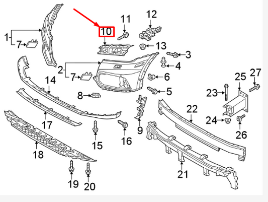 new audi q5 fy front left bumper cover support rail 80a807095 original
