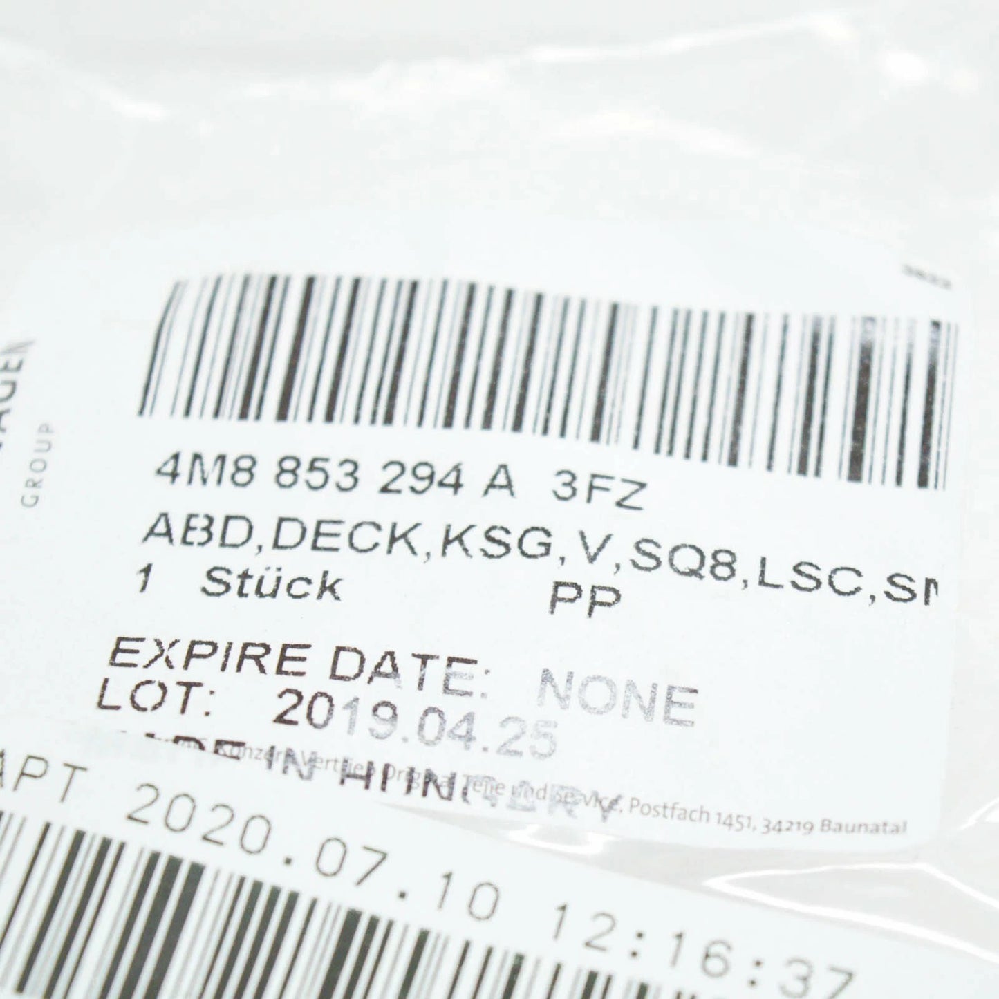 NEW AUDI Q8 FRONT RADIATOR GRILLE RIGHT COVER 4M8853294A3FZ