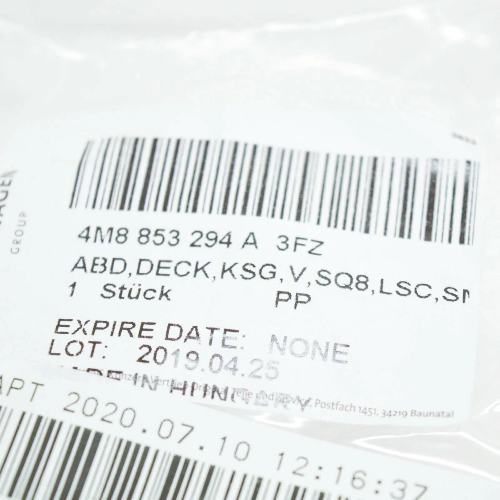 NEW AUDI Q8 FRONT RADIATOR GRILLE RIGHT COVER 4M8853294A3FZ