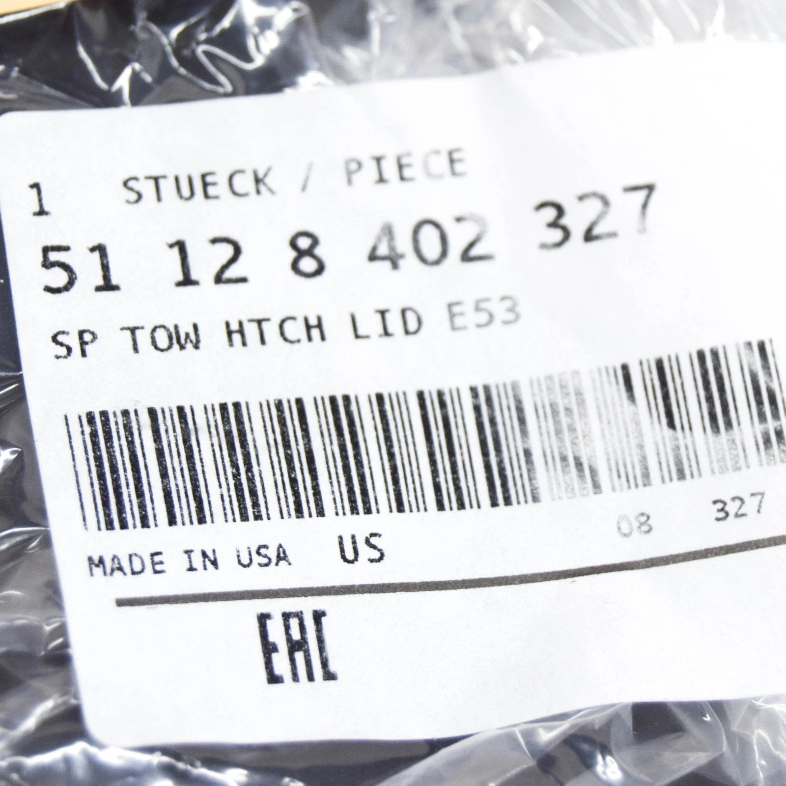 NEW BMW X5 E53 REAR BUMPER TOW BAR COVER TRIM 51128402327 8402327 ORIGINAL