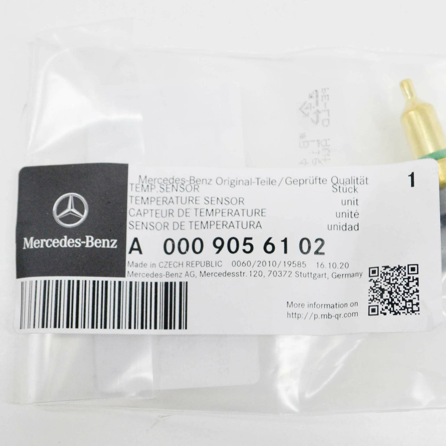 NEW MERCEDES BENZ GL X166 COOLANT TEMPERATURE SENSOR A0009056102 ORIGINAL
