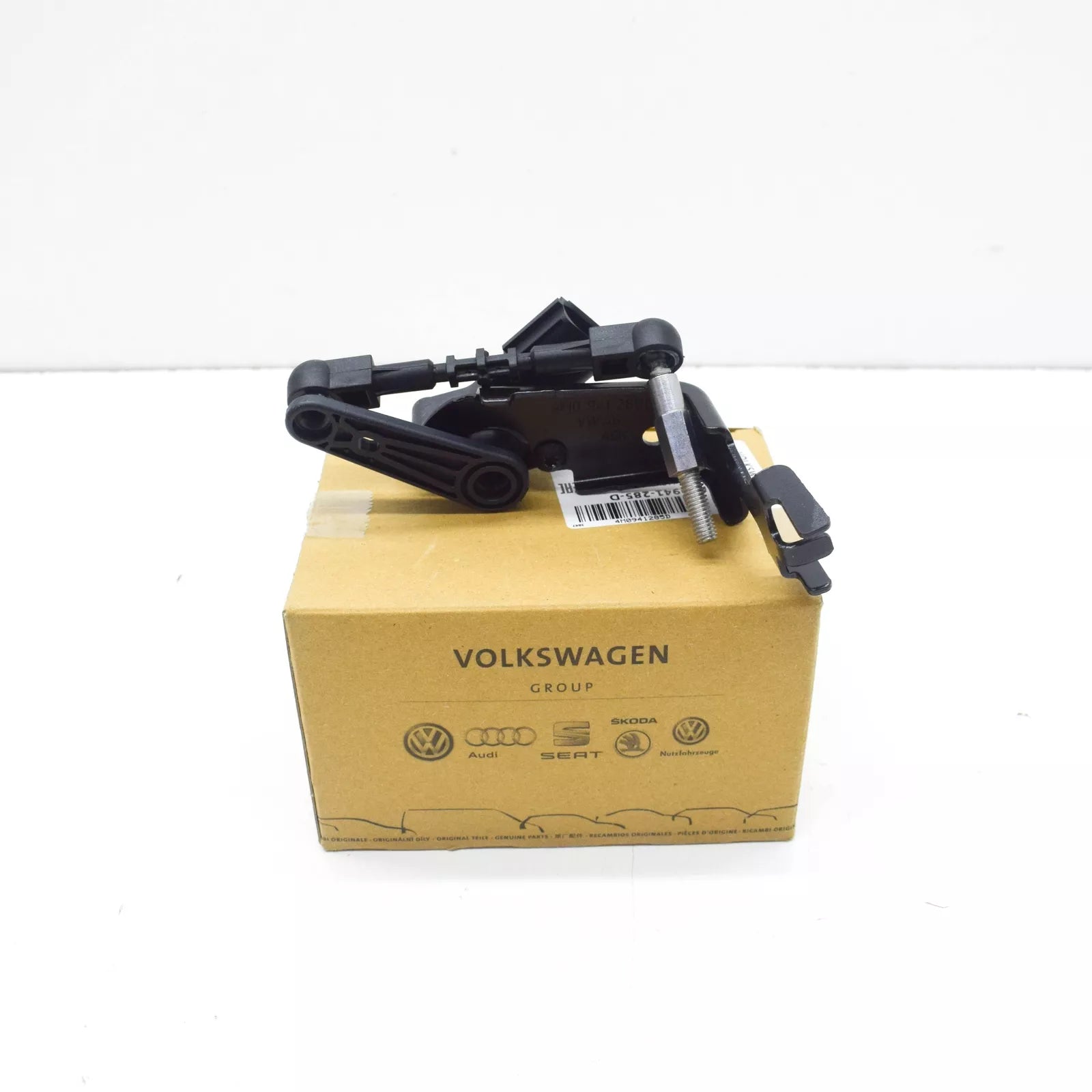 NEW VOLKSWAGEN TOUAREG CR FRONT LEFT HEADLIGHT LEVEL SENSOR 4M0941285D