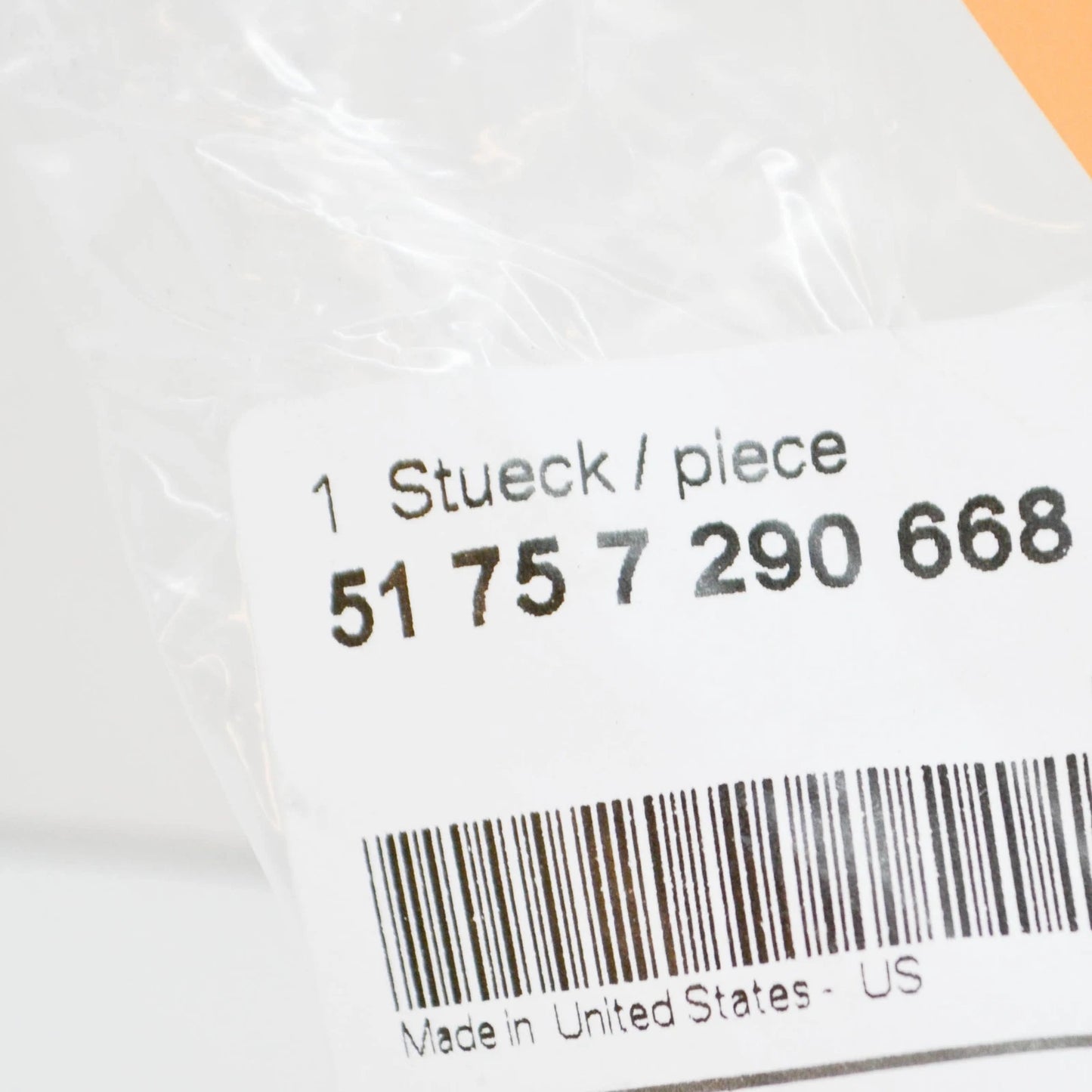 NEW BMW X5 F15, F85 REAR RIGHT DEFLECTOR LIP 51757290668 7290668 ORIGINAL