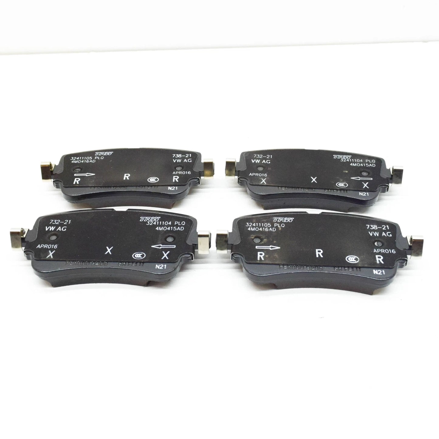 NEW AUDI Q7 4M REAR BRAKE PADS SET 4M0698451BM ORIGINAL