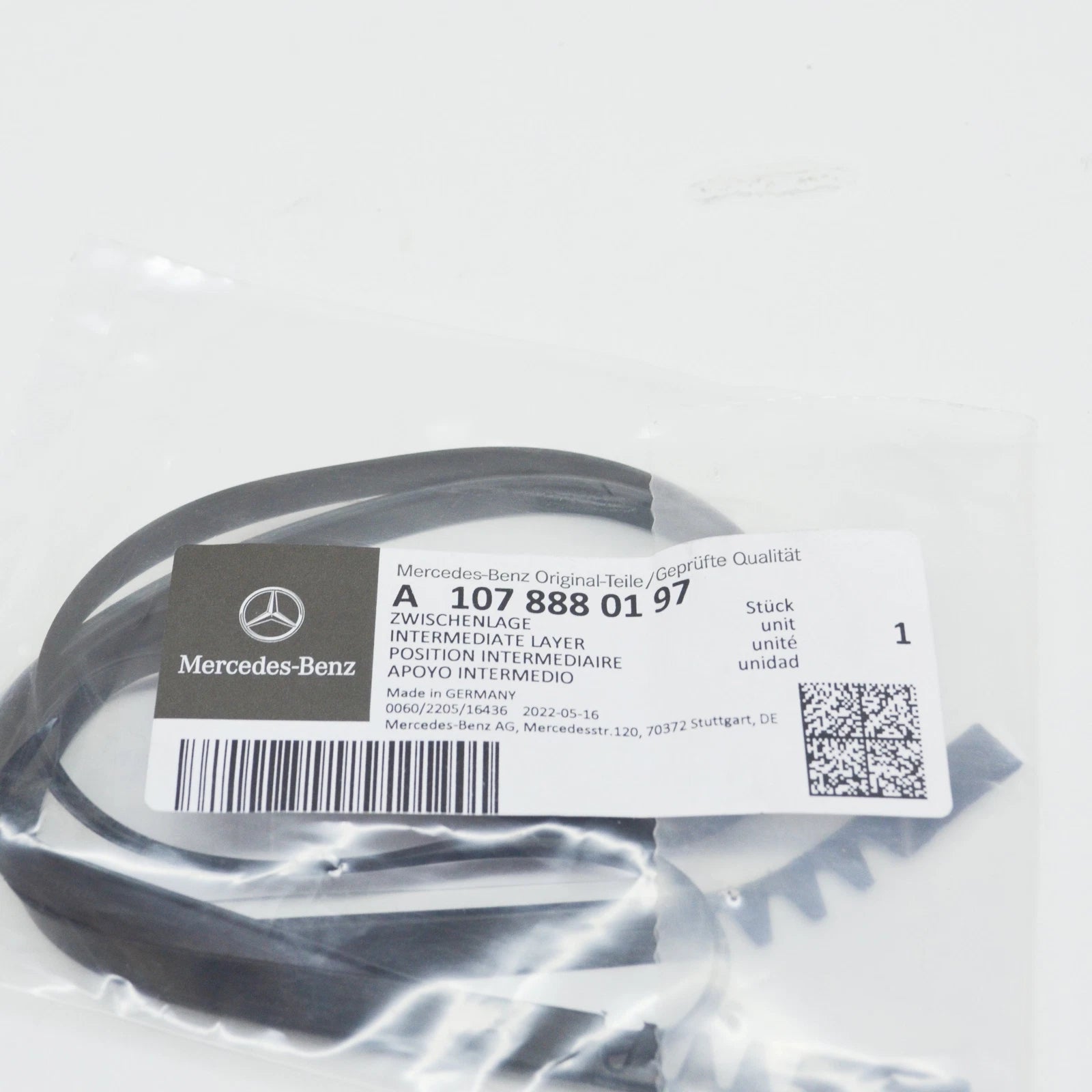 NEW MERCEDES-BENZ SL R107 RADIATOR GRILLE INTERMEDIATE LAYER A1078880197