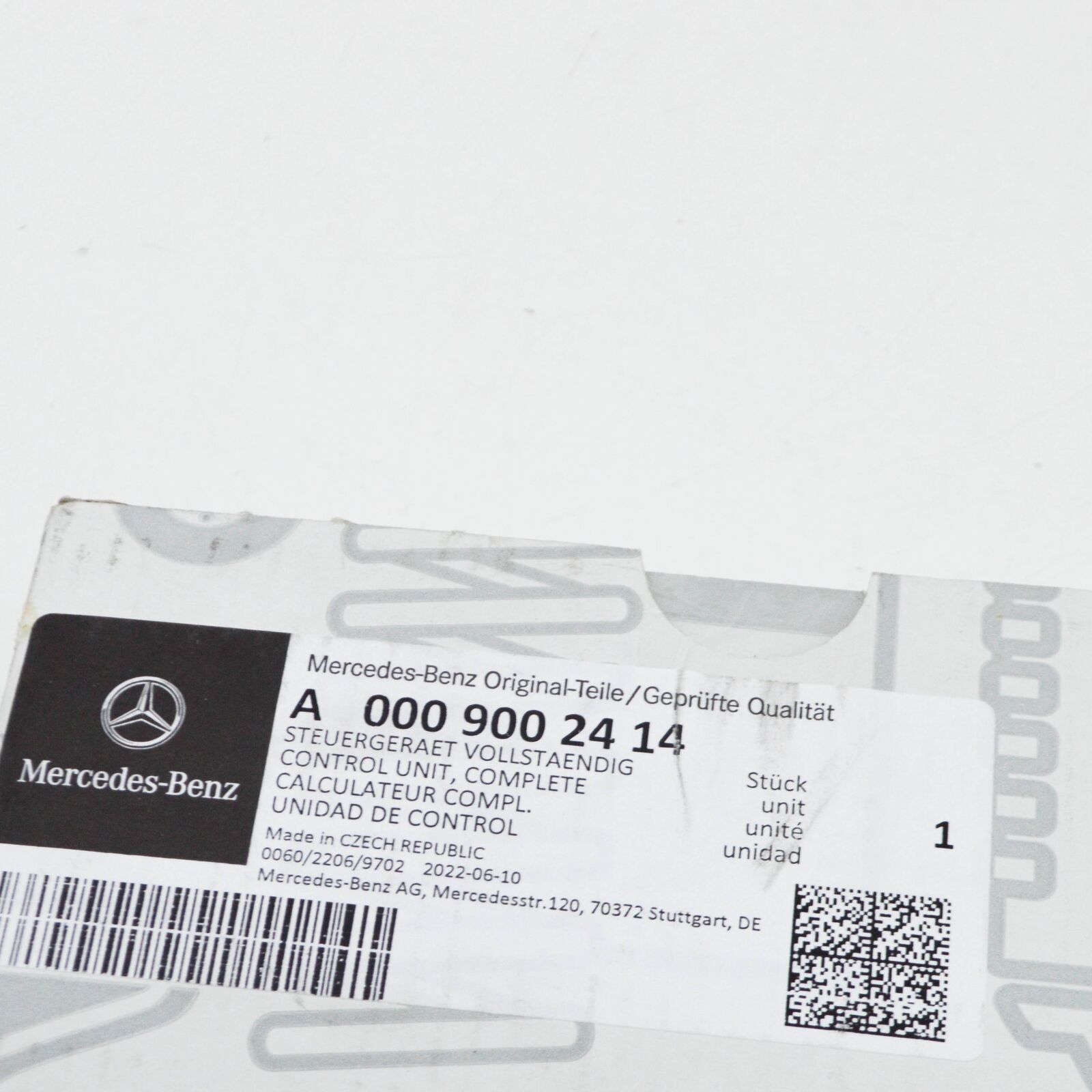 NEW MERCEDES-BENZ C W205 FUEL PUMP CONTROL UNIT A0009002414 ORIGINAL