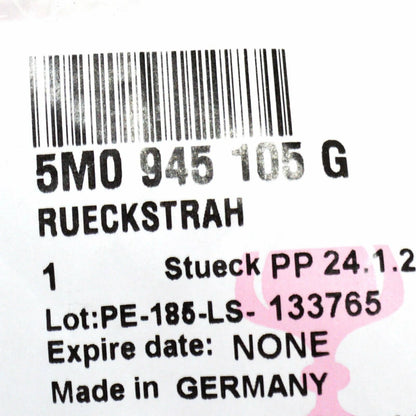 NEW VW EOS 1F7 REAR BUMPER LEFT SIDE REFLECTOR 5M0945105G