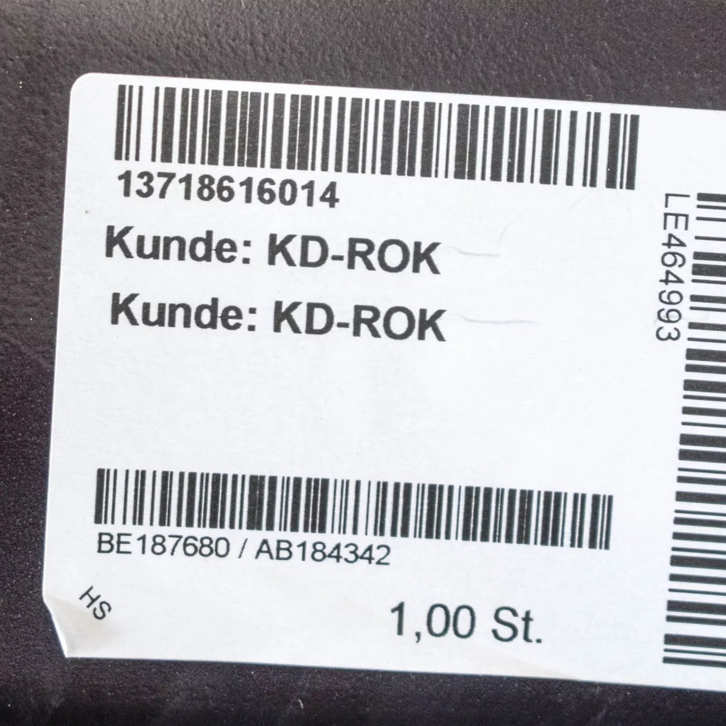 NEW BMW 1 F20 M135I AIR INTAKE MUFFLER 13718616014 2017 ORIGINAL