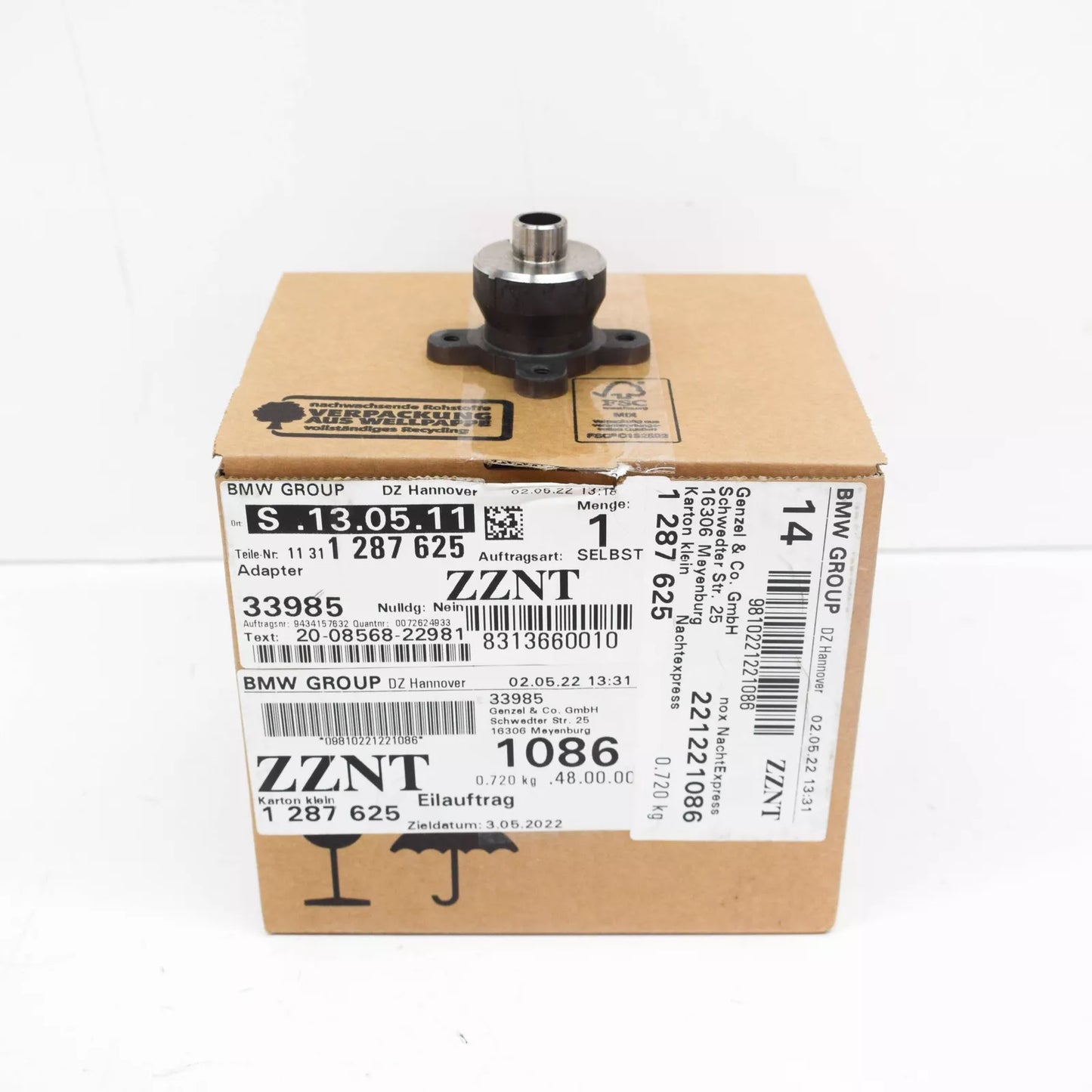 NEW BMW E28 E30 CABRIO COUPE SEDAN CAMSHAFT ADAPTER 1287625 11311287625 ORIGINAL