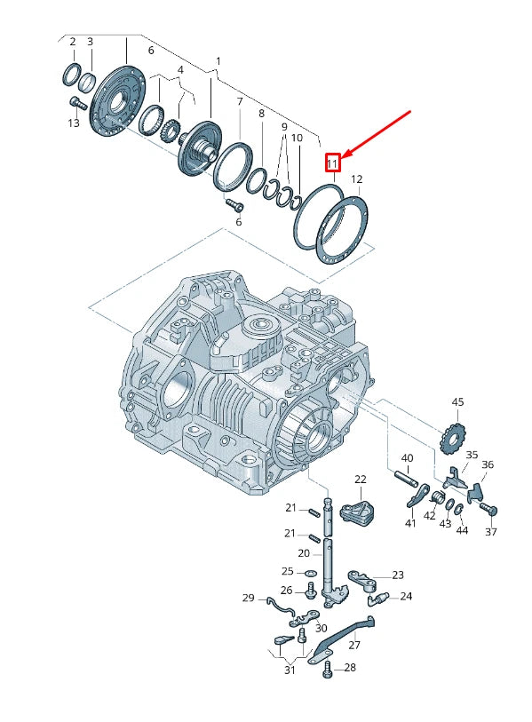 NEW AUDI A6 AVANT C6 AUTOMATIC TRANSMISSION OIL PUMP SEAL 095321386 ORIGINAL