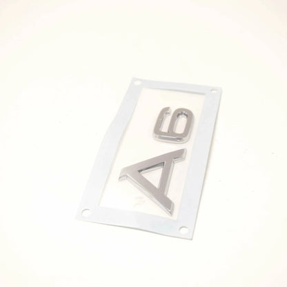 NEW AUDI A6 AVANT C6 CHROME A6 INSCRIPTION 4F08537412ZZ