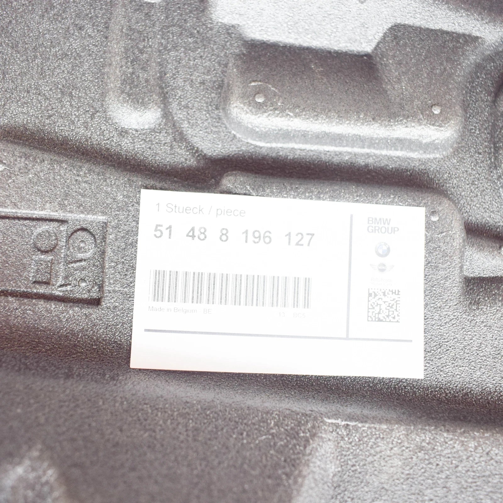 NEW BMW 3 E46 REAR LEFT DOOR SOUND INSULATING 51488196127 8196127 ORIGINAL