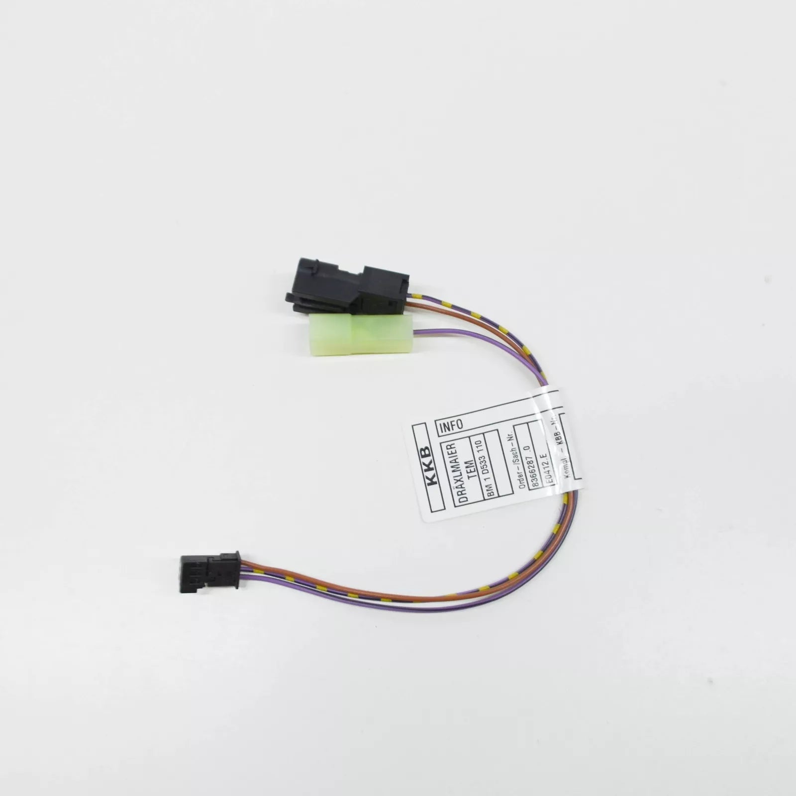 NEW BMW 3 E36 GLOVE BOX LIGHT ADAPTER LEAD 61128366287 8366287 ORIGINAL