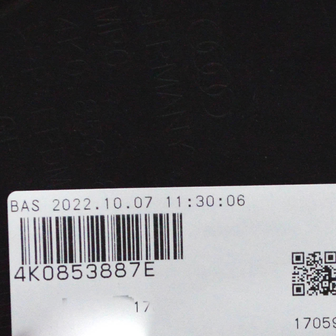 NEW AUDI A6 C8 AVANT FRONT LEFT WHEEL ARCH SPOILER 4K0853887E